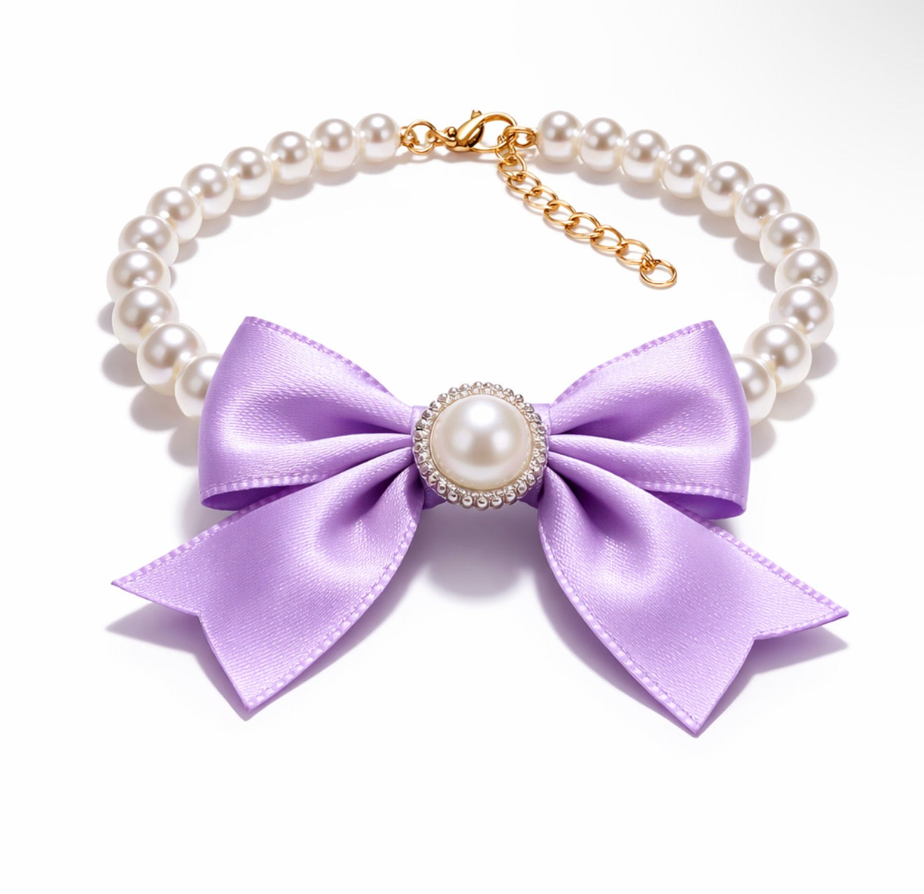 Regal Paw Princess Pearl Bow Collar™