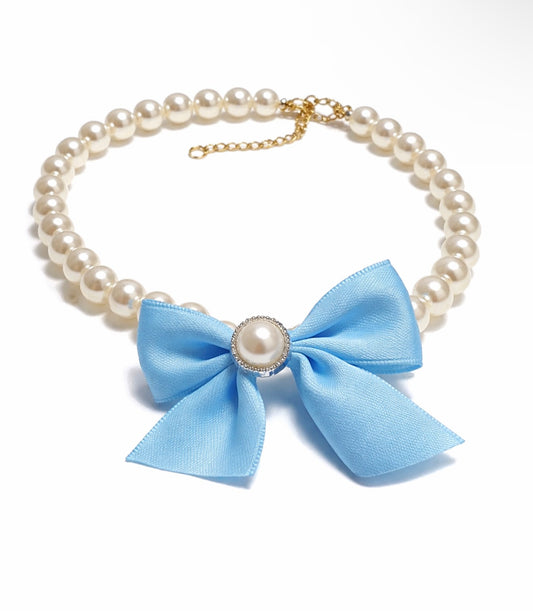 Regal Paw Princess Pearl Bow Collar™