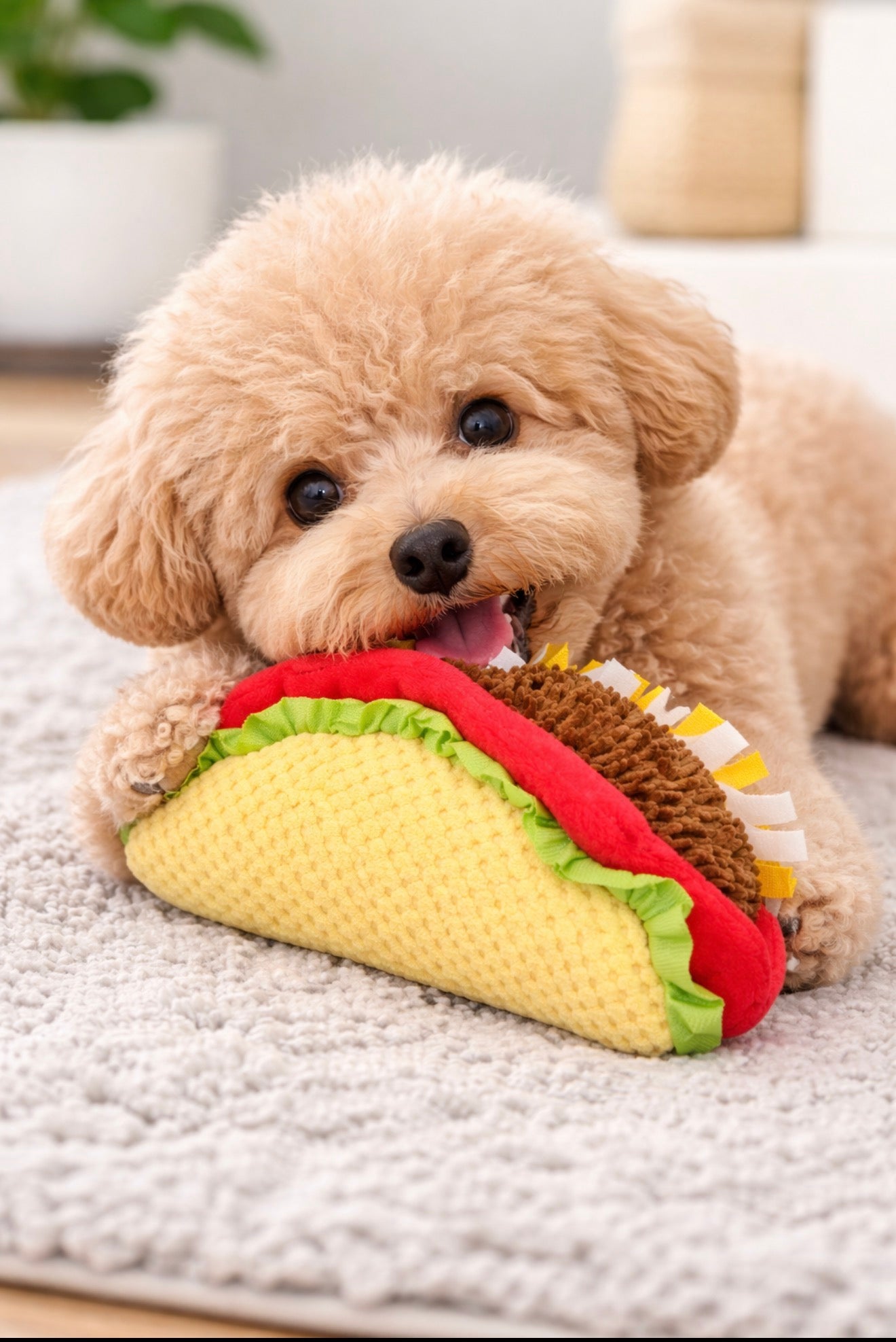 Regal Taco Plush Squeaky Toy