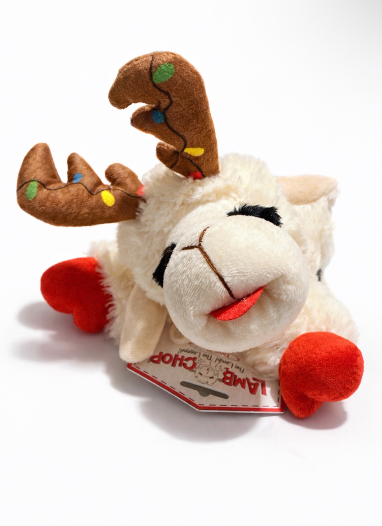 Christmas Reindeer Lamb Plush Toy – Soft Holiday Gift