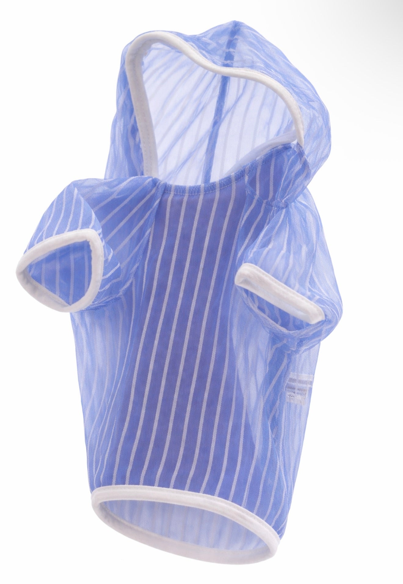 Blue Mesh Dog Hoodie – Lightweight & Breathable