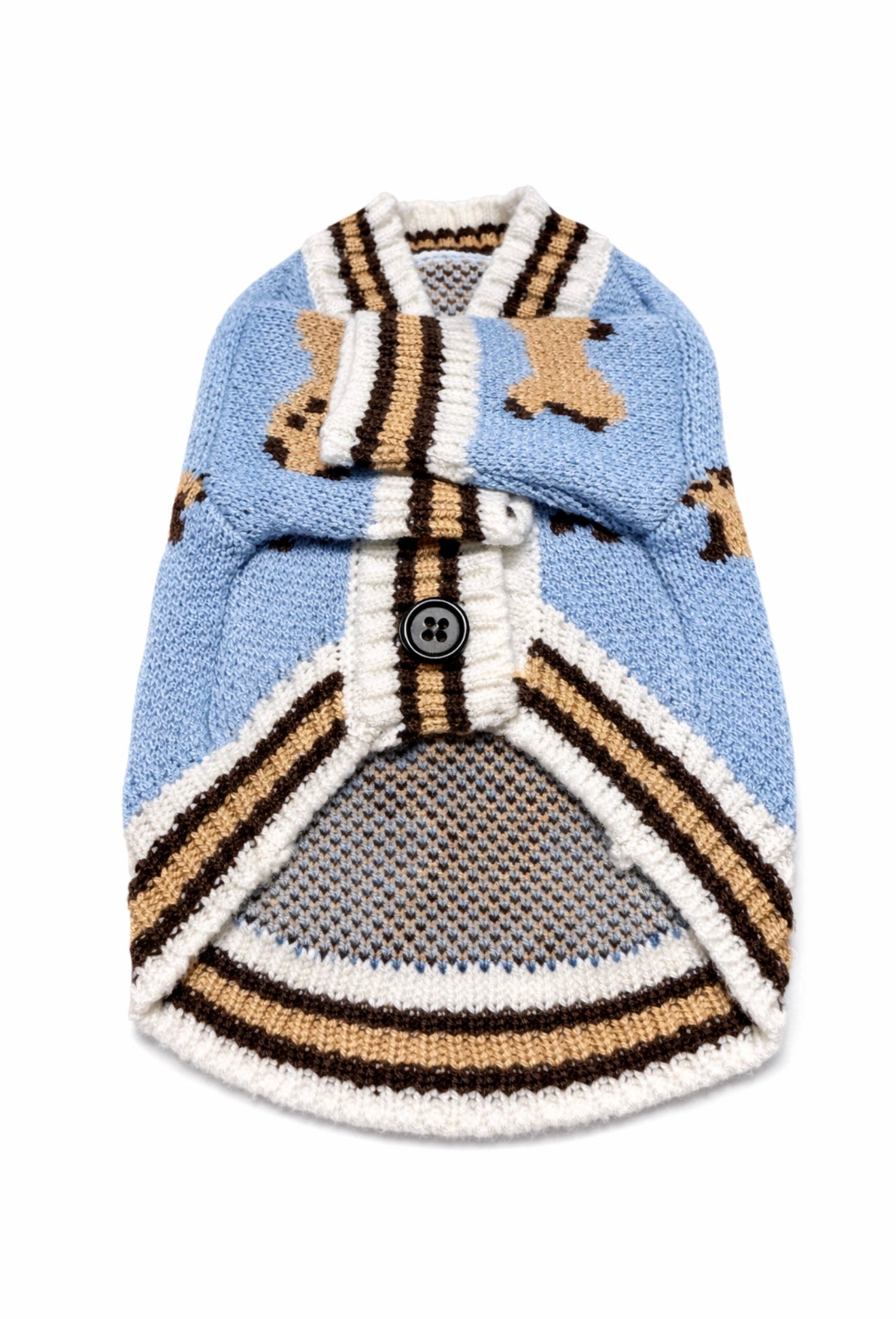 Royal Teddy Knit Cardigan