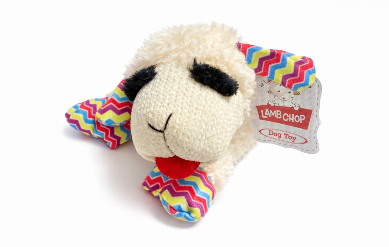 Lamb Chop Plush Squeaky Dog Toy – Soft Cuddle & Play Toy for Dogs