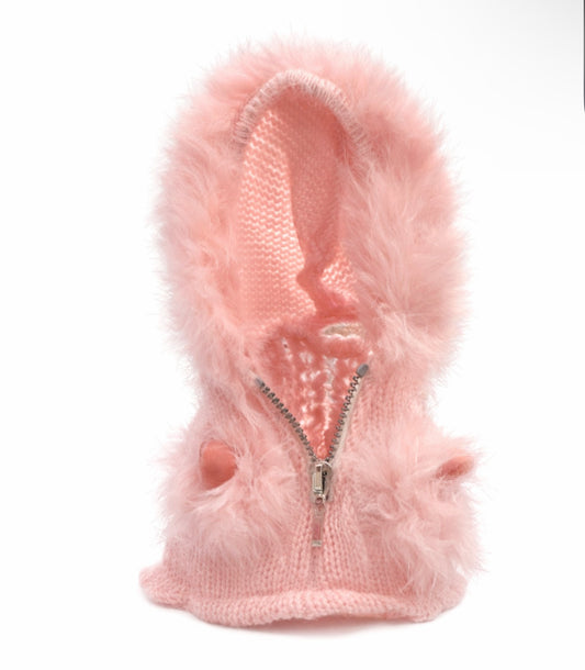 Blush Princess Fur Hoodie