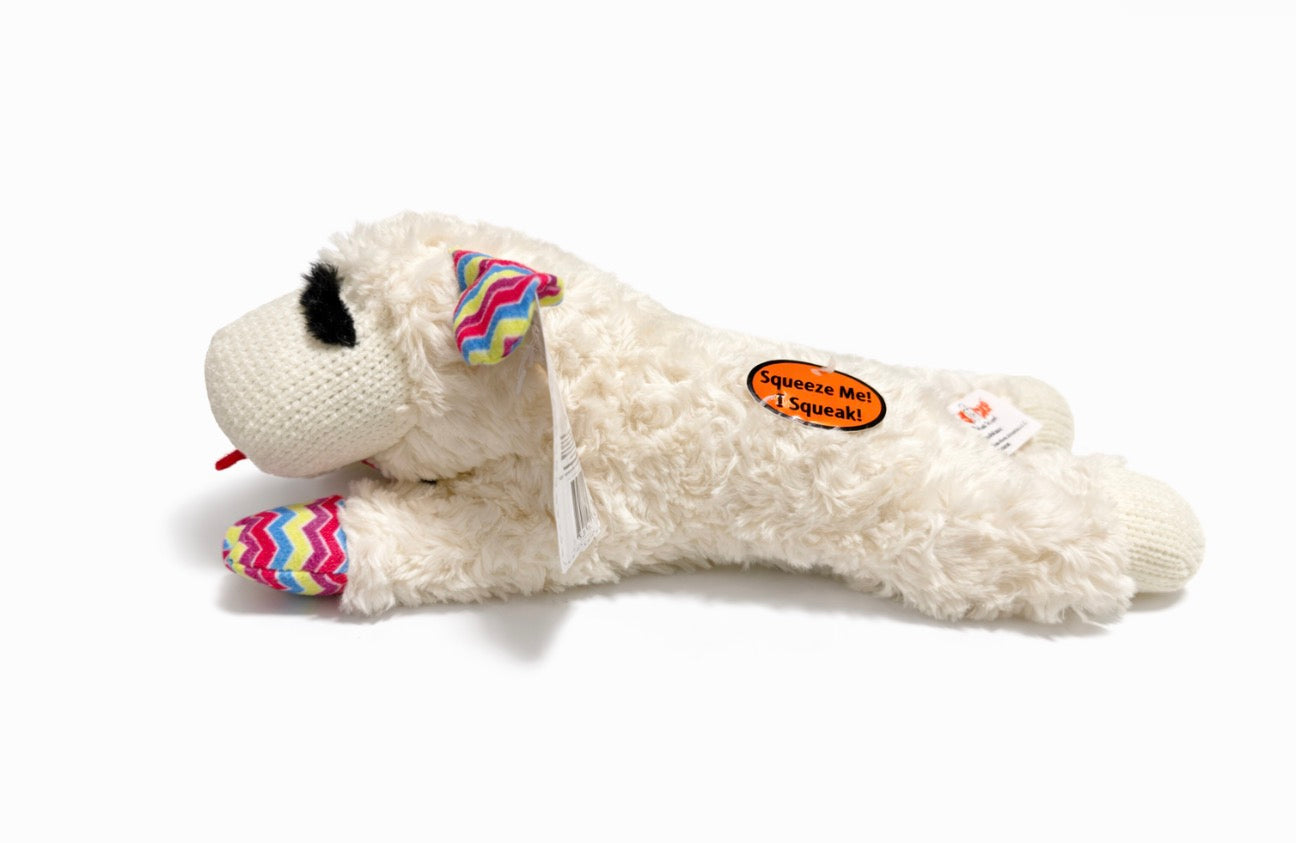 Lamb Chop Plush Squeaky Dog Toy – Soft Cuddle & Play Toy for Dogs
